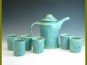 Sea Life Motiff Tea Set