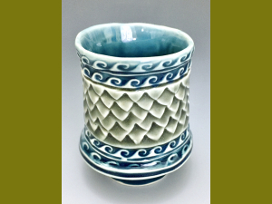 Fish Scale Slab Built Cup